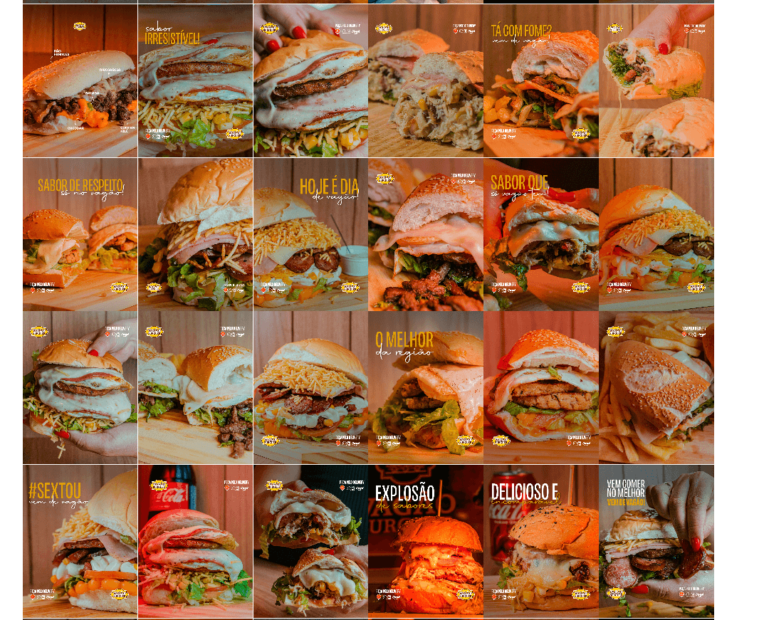 Vagão Burger — peça visual 1