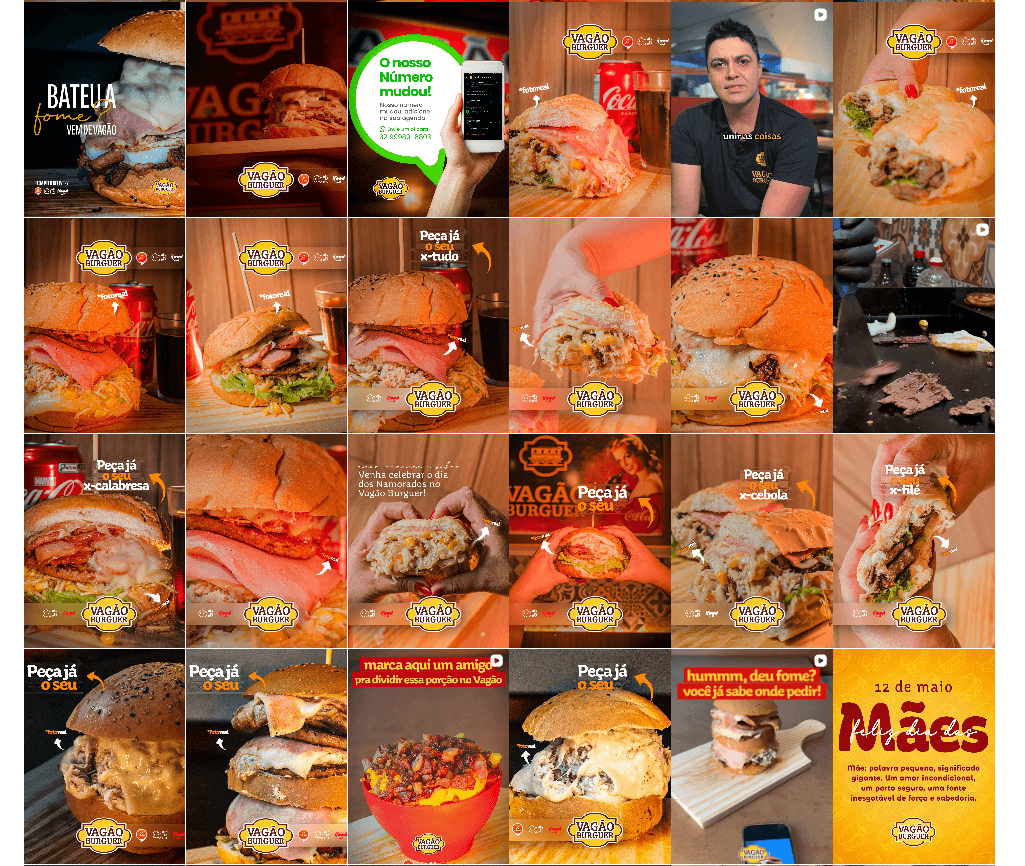 Vagão Burger — peça visual 2