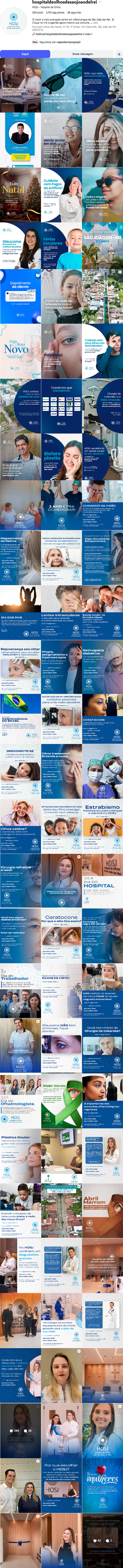 Feed dinâmico de Hospital de Olhos de São João del-Rei